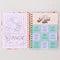 Medium 17-Month Academic Planner - Pink Tile Floral