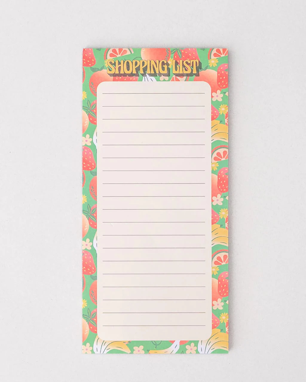 Magnetic Shopping List - Fruit